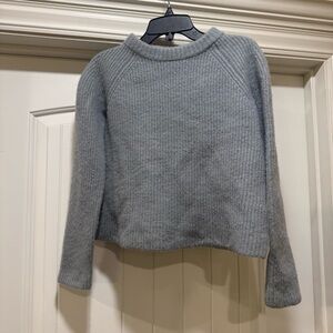 Vince Light Gray Women's Crew Neck Sweater 100% cashmere